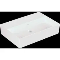 Villeroy & Boch Memento 2.0 lavabo mural, sans trou pour robinet, sans trop-plein, poncé, 600x420mm, 4A226F01, 4A226F01