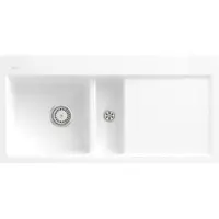 Villeroy & Boch Lavello ad incasso V&B Subway 60 Flat left, con scarico, manuale, bianco neve