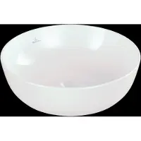 Villeroy & Boch Artis, lavabo à poser, rond, sans trop-plein, 430x430mm, 417943RW, 417943RW