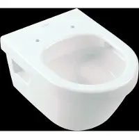 Villeroy & Boch Architectura WC à fond creux Compact, DirectFlush, suspendu, 350x480mm, blanc, 4687R0T2, 4687R0T2