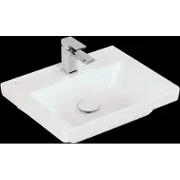 Villeroy & Boch Subway 3.0 lave-mains, 1 trou pour robinet, sans trop-plein, 500x400mm, 4370FGR1, 4370FGR1