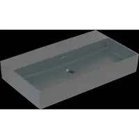 Villeroy & Boch Memento 2.0 lavabo mural, sans trou pour robinet, sans trop-plein, poncé, 800x470mm, 4A228FI4, 4A228FI4