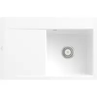 Villeroy & Boch V&B Lavello Subway Style 45 Flat re, con scolapiatti, a mano, sn wh. C-plus