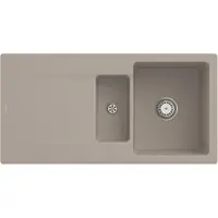 Villeroy & Boch V&B Siluet 60 R lavello con scarico, rd m manuale, almond C-plus