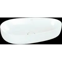 Villeroy & Boch V&B Lavabo da appoggio ANTAO 65x40 cm, asimmetrico, senza sfioratore, bianco C-plus
