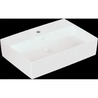 Villeroy & Boch Memento 2.0 lavabo à poser, 1 trou pour robinet, sans trop-plein, non rectifié, 600x420mm, 4A076101, 4A076101