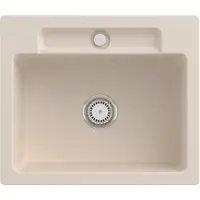 Villeroy & Boch Lavello da cucina Villeroy&Boch, lavello da cucina Siluet 60 S Ivory 600x510mm, larghezza base 60cm