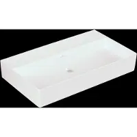 Villeroy & Boch Memento 2.0 lavabo mural, sans trou pour robinet, sans trop-plein, poncé, 800x470mm, 4A228F01, 4A228F01