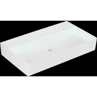 Villeroy & Boch Memento 2.0 lavabo mural, sans trou pour robinet, sans trop-plein, non poncé, 800x470mm, 4A2283R1, 4A2283R1