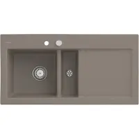 Villeroy & Boch Lavello 60 SUBWAY 1000 x 510 mm, vasca a sinistra funzionamento eccentrico legno
