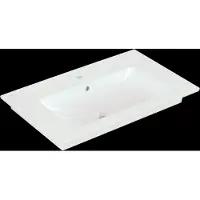 Villeroy & Boch Venticello lavabo armoire, 1 trou pour robinet, avec trop-plein, 800x500mm, 41048LR1, 41048LR1