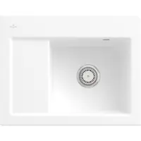 Villeroy & Boch Lavello da cucina Villeroy&Boch, lavello da cucina Subway 45 Compact Stone White 650x510mm, larghezza base 45cm