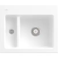 Villeroy & Boch Lavello da cucina Villeroy&Boch, lavello da cucina Subway 60 XM Stone White 620x510mm, larghezza base 60cm