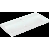 Villeroy & Boch Collaro lavabo armoire, 1 trou pour robinet, sans trop-plein, 1000x470mm, 4A33A2R1, 4A33A2R1