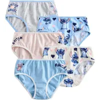 Next Pantaloncini intimi 'Lilo & Stitch' beige chiaro / blu cielo / grigio sfumato / cipria