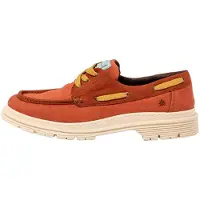 Art unisex. 1190111MH003_006 Scarpe in pelle arancione Birmingham del 1901 (38), Basso, 3 a 5cm, Stringhe, Casual