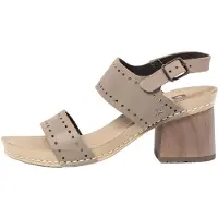 Art per donna. 1186411EW003_039 Sandali in pelle grigia Wish 1864 (39), 5 a 8cm, Fibbia, Casual, Grigio