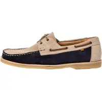 El naturalista unisex. 2596312C8005_0MU Mocassini in pelle N5963 Plantae navy, beige (36), Basso, Nessuno, Casual