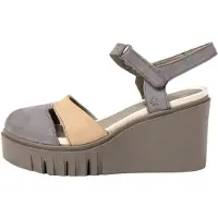 Art per donna. 1208311H1003_0MU SSandalias de cuero andalias 2083 multicolor (40), Pelle, 8 a 10cm, Velcro, Casual, Multicolore
