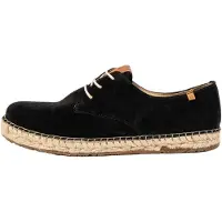 El naturalista unisex. 2N6781101005_001 Scarpe in pelle N678 Campos in camoscio di seta nere (41), Nero, Basso, 1 a 3 cm, Stringhe, Casual