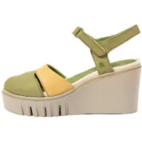 Art per donna. 1208311GF003_0MU Sandali in pelle multicolore 2083 (39), 8 a 10cm, Velcro, Casual
