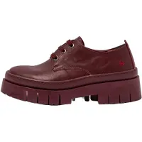 Art per donna. 119521167003_008 Scarpe in pelle bordeaux del 1952 - altezza tacco: 5 cm (36), Rosso, 5 a 8cm, Stringhe, Casual