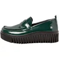 Art per donna. 1153014WS003_0G3 1530 mocassini in pelle verde (41), 3 a 5cm, Nessuno, Casual