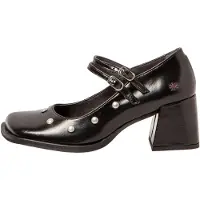 Art per donna. 11704S101003_001 1704 Scarpe in pelle nera Verona (40), Nero, 5 a 8cm, Fibbia, Casual, Classico