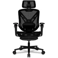 Cougar CGR-SPD-GRB Speeder sedia da gioco/ufficio, rete, nero