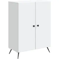 vidaXL Credenza bianca 66 x 34,5 x 90 cm in materiale composito