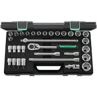 Stahlwille Assortimento di chiavi a bussola 1/2 pollice quadrato 32 pezzi, tipo: 6 32 pezzi