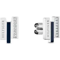 Tommy Hilfiger Modern steel Orecchini with crystals Layered 2780843