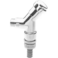 GROHE Valvola di collegamento WAS 41015 DN15 Seggio angolare Maniglia di design con valvola cromata