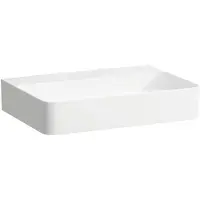 Laufen VAL lavabo, encastré, sans trou pour robinet, sans trop-plein, 600x420mm, H8102830001121, H8102830001121