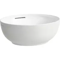 Laufen Il Bagno Alessi Vasque, avec trop-plein, 45x40cm, bonde clic-clac incluse, H8189764001091, H8189764001091