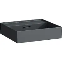 Laufen Kartell lavabo à poser sans trou pour robinet, avec trop-plein, 500x460mm, H8163327581091, H8163327581091