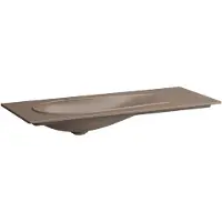 Laufen Il Bagno Alessi lavabo à poser, sans trou pour robinet, sans trop-plein, avec vidage, 120x50cm, H8179791881121, H8179791881121