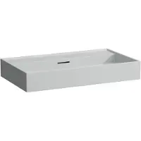 Laufen Kartell lavabo à poser, sans trou pour robinet, avec trop-plein, 800x460mm, H8163367591091, H8163367591091