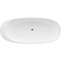 Laufen ILBAGNOALESSI Baignoire, en pose libre, en fonte minérale, 1850x800x440mm, H2209720000001, H2209720000001