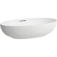 Laufen Il Bagno Alessi Vasque, avec trop-plein, 70x40cm, bonde clic-clac incluse, H8189787571091, H8189787571091