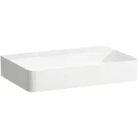 Laufen VAL lavabo à poser, sans trou pour robinet, sans trop-plein, US fermé 650x420mm, H8162840001121, H8162840001121