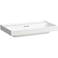 Laufen MEDA lavabo, encastrable, 800x460mm, sans trou pour robinet, avec trop-plein, H8101174001091, H8101174001091
