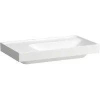 Laufen MEDA lavabo, encastrable, 800x460mm, tablette à gauche, sans trou pour robinetterie, sans trop-plein, H8171150001121, H8171150001121