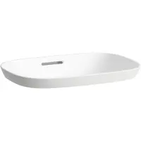 Laufen INO lavabo encastré, sans trou pour robinet, avec trop-plein, 500x365mm, H8173024001091, H8173024001091