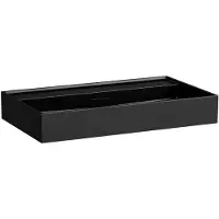 Laufen Kartell lavabo à encastrer, sans trou pour robinet, avec trop-plein, 800x460mm, H8103360201091, H8103360201091