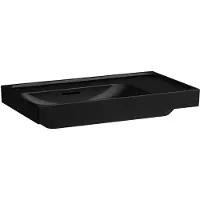 Laufen MEDA lavabo, encastrable, 800x460mm, tablette à droite, sans trou pour robinetterie, avec trop-plein, H8171167161091, H8171167161091
