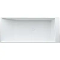 Laufen Kartell Baignoire en fonte minérale en pose libre 1700x760x540mm, LED éclairée, blanc, H2223320006161, H2223320006161