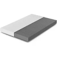Betten-ABC Materasso KSP-500 - L'originale - Materasso in schiuma fredda a 7 zone con rivestimento in fibra climatizzata lavabile, dimensioni: 140x200, grado di rigidità: H3