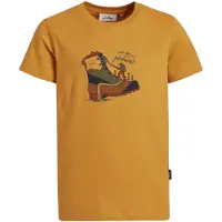 Lundhags Kid's Fulu Climbing T-Shirt Maglia funzionale Bambini (158/164, arancione)