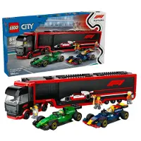 LEGO Gioco Di Costruzione City F1 F1 Truck With F1 Cars Rb20 And Amr24 1086 Pezzi
